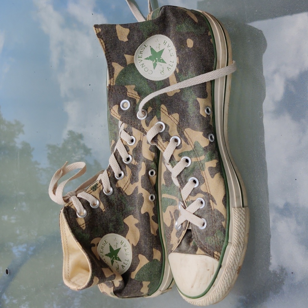 Camo Converse All-Star Sneakers
